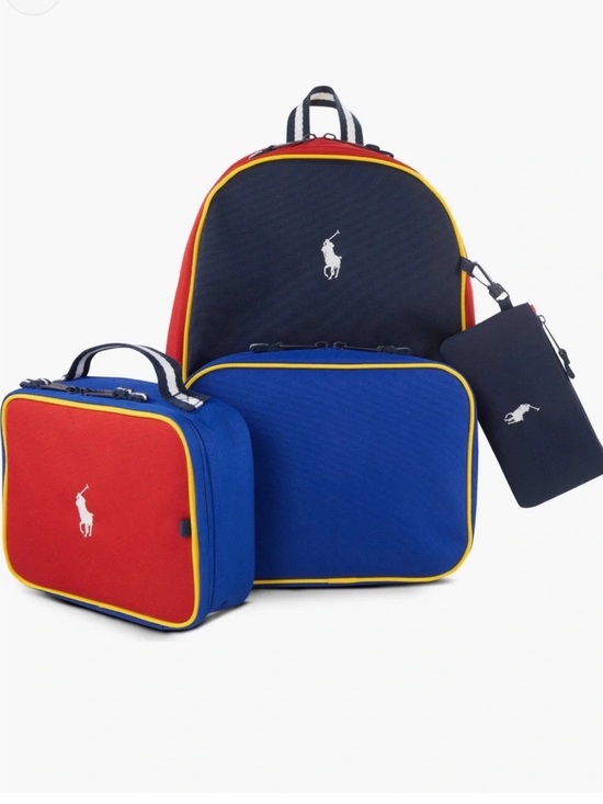 Polo Ralph Lauren Other - Polo Ralph Lauren Colour-Blocked Backpack & Lunch Tote Set